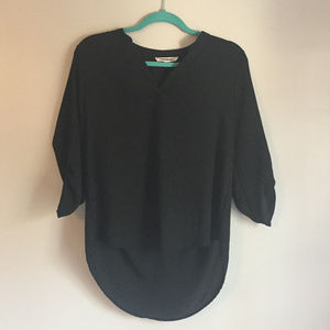 Hippie Rose Black Blouse